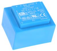 vc-50112 Block 12V ac 1 Output Through Hole PCB Transformer, 5VA