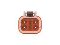 dt06-4s-tn09 TE Connectivity, DT06-4S Automotive Connector Socket Green Cable 4 Way, Cable Termination DT06-4S-TN09