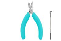 505bgc Erem Electronics Pliers, 120 mm Overall, Flat Tip, 8mm Jaw, ESD