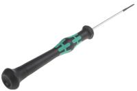 05118003001 Wera Slotted Precision Screwdriver, 1.5 x 0.23 mm Tip, 60 mm Blade, 157 mm Overall
