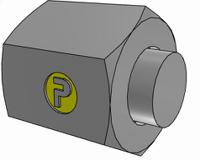 5fnmtxs Parker End Cap 8mm x 20mm