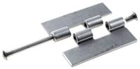 347-8406 Pinet Stainless Steel Butt Hinge, 80mm x 30mm x 3mm
