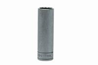 m120617-c Teng Tools 1/2 in Drive 17mm Deep Socket, 12 point, 79 mm Overall Length