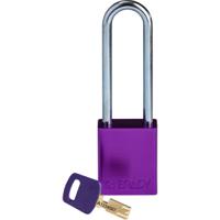 150330 Brady LOTO-99 Key Weatherproof Aluminium Padlock, 6.35mm Shackle, 38.00mm Body