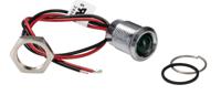 130-1093 RS PRO Green Panel Mount Indicator, 220V ac, 14mm Mounting Hole Size, Lead Wires Termination, IP67