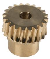 521-6913 RS PRO Bronze 1 Module Worm Wheel Gear 20 Tooth16mm Hub Dia., 20.16mm Pitch Dia. 20mm Face