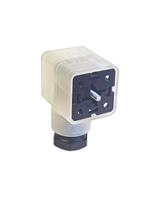 934424002-gdml-2016-led-120-vr-ye-black Hirschmann GDML 2P+E DIN 43650 A, Female Solenoid Valve Connector with Indicator Light, 120 V Voltage