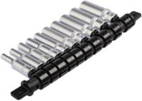 499-2543 RS PRO 10-Piece Metric 1/4 in Deep Socket Set , 6 point
