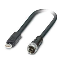 1420171 Phoenix Contact , Male USB A to Female Mini USB B, 2m
