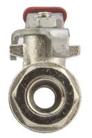 733-5237 RS PRO Brass Full Bore, 2 Way, Ball Valve, Threaded, BSPP 1/2in, 40 → 30bar Operating Pressure