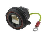 px0833e Bulgin PX0 Series Female RJ45 Connector, Panel Mount, Cat5e Straight