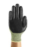 80813060 Ansell ActivArm 80-813 Green Kevlar Work Gloves, Size 6, Neoprene Coating