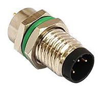 pxmbni08rpm05bpc Bulgin Circular Connector, 5 Contacts, Rear, M8 Connector, Plug, Male, IP67, Buccaneer M8 Series