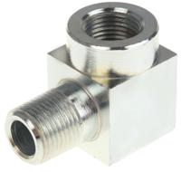 fz1616 Enerpac Hydraulic Elbow Threaded Adapter, FZ1616, NPT 3/8 Female NPT 3/8 Male