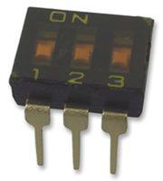 a6t-3104 Omron 3 Way Through Hole DIP Switch 3PST