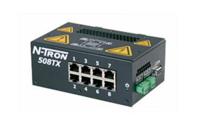 508tx N-Tron TX Series DIN Rail Mount Ethernet Switch, 8 RJ45 Ports, 10/100Mbit/s Transmission, 10 → 30V dc