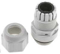 esvg-20-gry VentGLAND Series Grey Polyamide Cable Gland, M20 Thread, 6mm min., 13mm max., IP68, IP69K