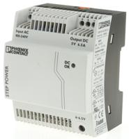 2868541 Phoenix Contact STEP POWER Switched Mode DIN Rail Power Supply, 85 → 264V ac ac Input, 5V dc dc Output, 6.5A