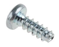 482-8076 RS PRO Bright Zinc Plated Steel Pan Head Thread Forming Screw, N°6 x 3/8in Long 9mm Long