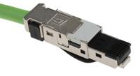 1044470050 WeidmullerIE, 5m Cat5, Green M12 to Male RJ45 Male, Aluminium foil with a braided tin-plated copper wire screen