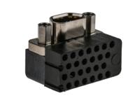 mwdm2l-9scbrp-110 Glenair MWDM 9 Way Right Angle Through Hole D-sub Connector Socket, 2.54mm Pitch