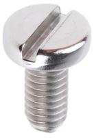 189-361 RS PRO Slot M4 Pan A4 316 Stainless Steel Machine Screws DIN 85 x 8.0mm