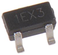 bc847at-7-f Diodes Inc BC847AT-7-F NPN Transistor, 100 mA, 45 V, 3-Pin SOT-523