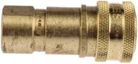 bh2-60-bspp Parker Brass Female Hydraulic Quick Connect Coupling, G 1/4 Female
