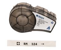 m21-375-430 Brady B-430 Black on Black on Transparent Label Printer Tape, 6.4 m Length, 9.53 mm Width