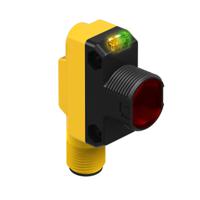 qs186eq8 Banner Through Beam Photoelectric Sensor, Barrel Sensor, 20 m Detection Range
