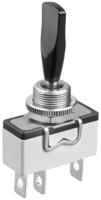639h2u282 APEM Toggle Switch, Panel Mount, On-Off-On, SPDT, Solder Lug Terminal, 250V ac