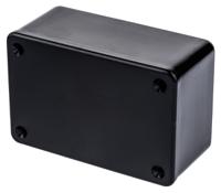 bim200111-blkblk CAMDENBOSS 2000 Series Black ABS Enclosure, IP54, Black Lid, 85 x 56 x 39mm