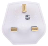 490-015 RS PRO UK Mains Plug, 13A White, Cable Mount Thermoplastic, Urea Formaldehyde, 250 V