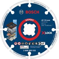 2608900532 Bosch X-Lock Diamond Cutting Disc, 115mm x 3mm Thick, 1 in pack