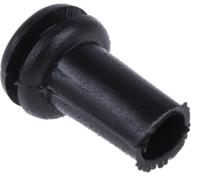 543-282 RS PRO Black PVC 9.52mm Cable Grommet for Maximum of 6.35mm Cable Dia.