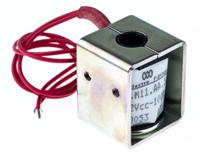8m11-aa-52-12-vcc-100 Mecalectro Linear Solenoid, 12 V dc, 1N, 27 x 22 x 20 mm