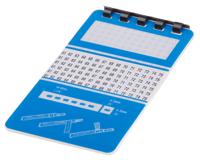 812-1534 RS PRO Adhesive Cable Markers, Black on White, Pre-printed "46 → 90"