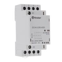 223402304320 Finder 22 Contactor, 240 V ac Coil, 4-Pole, 25 A