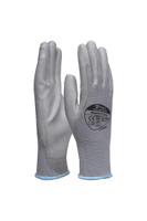 303-mat Polyco Healthline Matrix P Grip Grey Polyurethane Work Gloves, Size 8, Polyurethane Coating