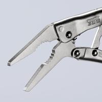 41-34-165 Knipex 41 34 Mole Grips, 165 mm Overall, Angled, Straight Tip, 24mm Jaw