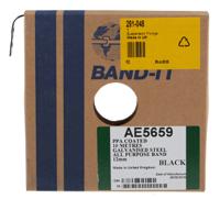 291-048 RS PRO Galvanised Steel Plastic Coated Fixing Strap, 10m x 13mm