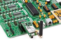 mikroe-2296 MikroElektronika 3G-AA Click (for USA) Quectel UG95 Mobile Communication (Cellular) mikroBus Click Board for 3G