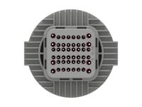 2-2366509-2 TE Connectivity, 2-2366509 Connector Housing Receptacle Grey Cable Mount 48 Way, Cable Termination