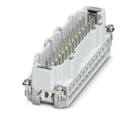 1648296 Phoenix Contact Heavy Duty Power Connector Insert, 16A, Male, HEAVYCON B24 Series, 24 Contacts