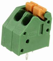 1-2834011-2 TE Connectivity PCB Terminal Block, 2-Contact, 3.5mm Pitch, Through Hole Mount, 1-Row, Solder Termination