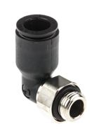 3199-08-10 Legris LF3000 Series Elbow Threaded Adaptor, G 1/8 Male to Push In 8 mm, Threaded-to-Tube Connection Style