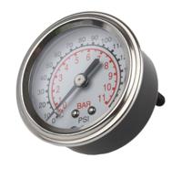 5k8-10p SMC One-Touch Fitting, Male or Female Inlet, R(Pt) Threaded Pressure Gauge 50 mm 10 bar