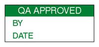 758-7955 RS PRO Adhesive Pre-Printed Adhesive Label-QA Approved-. Quantity: 140