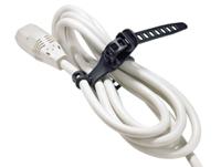 115-11270-softfix-m-tpu-bk HellermannTyton Cable Tie, Releasable, 260mm x 11 mm, Black TPU, Pk-8
