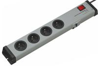 0220x02042301 Bodo Ehmann Type E - French 4 Gang Power Distribution Unit, 1.5m Cable, 16A, 250 V, RCD Protected